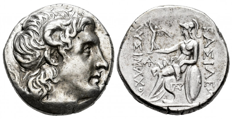 Kingdom of Thrace. Lysimachos. Tetradrachm. 305-281 BC. (Hgc-3.2, 1750). Anv.: D...