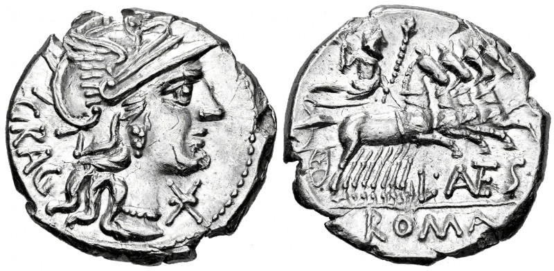Antestius. L. Antestius Gragulus. Denarius. 136 BC. Rome. (Ffc-151). (Craw-238/1...