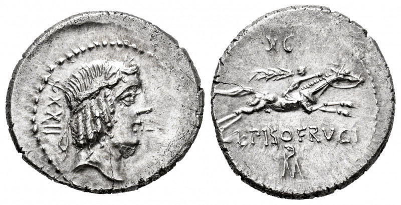 Calpurnius. L. Calpurnius Piso Frugi. Denarius. 90-89 BC. Rome. (Ffc-240). (Craw...
