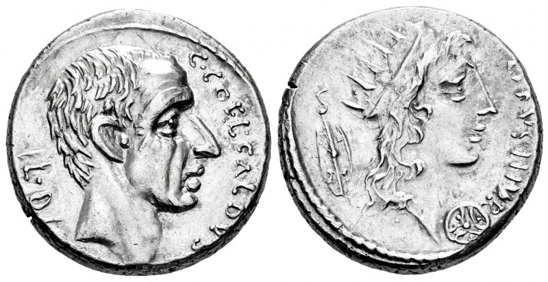 Coelius. C. Coelius Caldus. Denarius. 51 BC. Rome. (Ffc-584). (Craw-437/1b). (Ca...