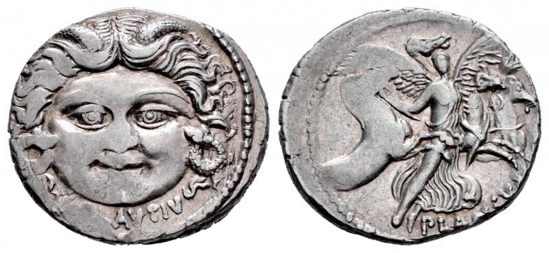 Plautius. L. Plautius Plancus. Denarius. 47 BC. Rome. (Ffc-1003). (Craw-453/1a)....