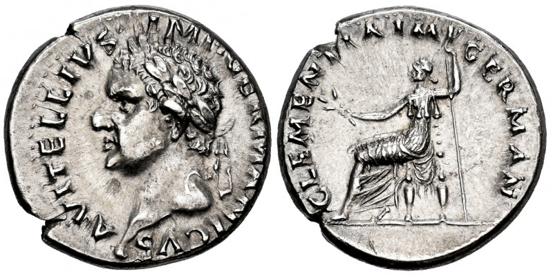 Vitellius. Denarius. 69 AD. Tarraco. (Ric-18). (Bmcre-80). Anv.: A VITELLIVS IMP...