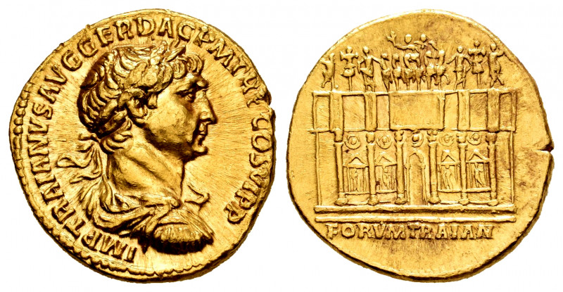 Trajan. Aureus. 112-113 AD. Rome. (Ric-257). (Calicó-1031). (Bmcre-509). Anv.: I...