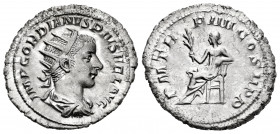 Gordian III. Antoninianus. 241-243 AD. Rome. (Ric-88). (Sear-8645). Anv.: IMP GORDI ANVS PIVS FEL AVG Radiate, draped and cuirassed bust right. Rev.: ...