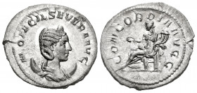 Otacilia Severa. Antoninianus. 246-248 AD. Rome. (Ric-125c). (Rsc-4). Anv.: M OTACIL SEVERA AVG, diademed and draped bust to right, on crescent. Rev.:...