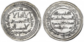 Post-reform Coinage. Hisham I. Dirham. 116 H. Al-Andalus. (Vives-30). (Miles-14). (Klat-129). Ag. 2,87 g. Very rare. XF/Almost XF. Est...1400,00. 

...