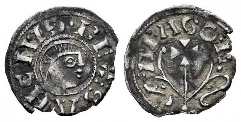 Kingdom of Navarre and Aragon. Sancho Ramírez (1063-1094). Obol. Jaca (Huesca). ...