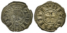 Kingdom of Castille and Leon. Sancho III (1157-1158). Dinero. Toledo. (Bautista-259). Ve. 0,61 g. Rare. Choice VF. Est...500,00. 

Spanish descripti...
