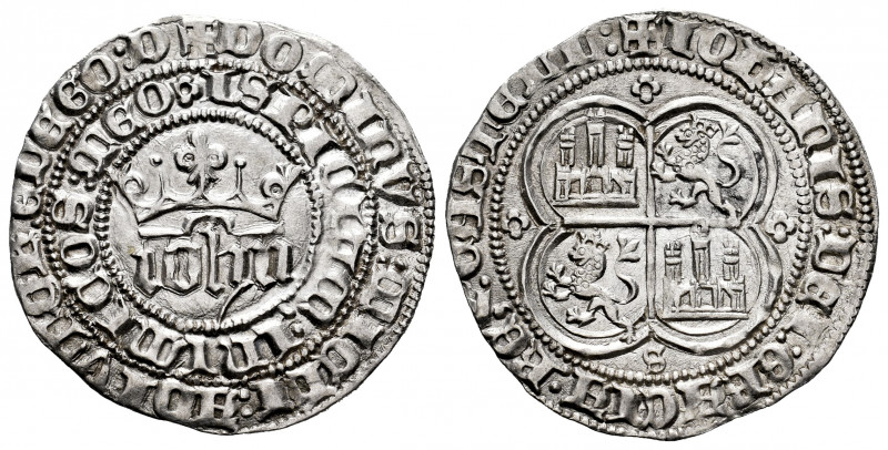 Kingdom of Castille and Leon. Juan I (1379-1390). 1 real. Sevilla. (Bautista-799...
