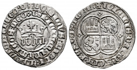 Kingdom of Castille and Leon. Juan I (1379-1390). 1 real. Sevilla. (Bautista-799, como Juan II). Ag. 3,47 g. Attractive. AU. Est...600,00. 

Spanish...