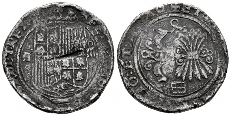 Catholic Kings (1474-1504). 4 reales. Segovia. A. (Cal-553). Ag. 12,66 g. Extrem...