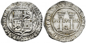 Charles-Joanna (1504-1555). 4 reales. Mexico. L-M. (Cal-136). Ag. 13,76 g. Full legends. A good sample. Almost XF. Est...500,00. 

Spanish descripti...