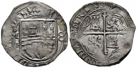 Philip II (1556-1598). 8 reales. Mexico. F. (Cal-664). Ag. 27,39 g. Ex Ponterio 26/09/2008, lot 1384. Choice VF. Est...400,00. 

Spanish description...