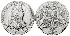 Philip V (1700-1746). 1 ducaton. 1703. Antwerpen. (Tauler). (Vti-85). (Vanhoudt-737.AN). Ag. 32,63 g. A good sample. Rare in this condition. XF. Est.....