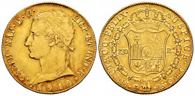 Joseph Napoleon (1808-1814). 320 reales. 1812. Madrid. RS. (Cal-56). Au. 26,90 g. Minimal hairlines on obverse. Minor nicks on edge. With some origina...