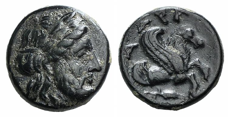 Mysia, Adramytion. Orontes (Satrap of Mysia, c. 357-352 BC). Æ (9mm, 0.97g, 3h)....