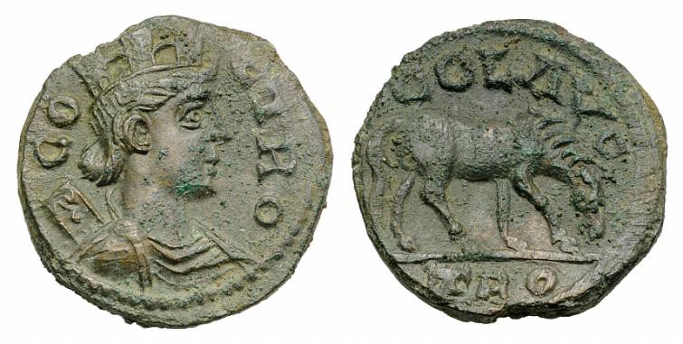 Troas, Alexandria. Pseudo-autonomous issue, c. mid 3rd century AD. Æ (20mm, 6.02...