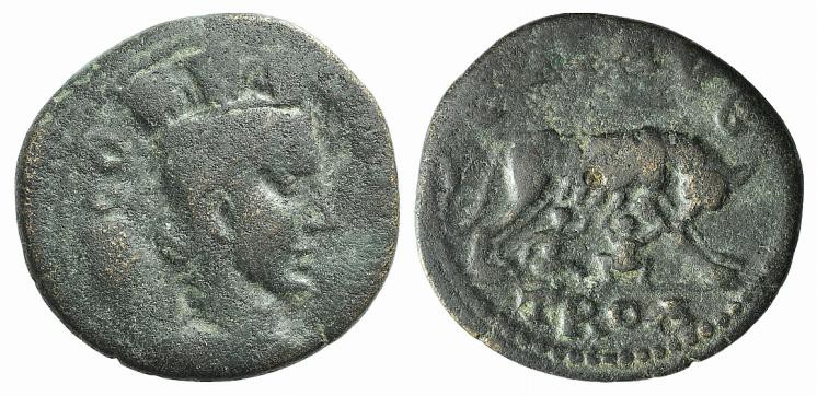Troas, Alexandria. Pseudo-autonomous issue, c. mid 3rd century AD. Æ (22mm, 5.60...