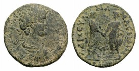 Caracalla (198-217). Pontus, Amasia. Æ (29mm, 13.26g, 6h), year 209 ? (207/8). Laureate, draped and cuirassed bust r. R/ Caracalla and Geta standing f...