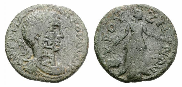 Gordian III (238-244). Phrygia, Bruzus. Æ (24mm, 7.22g, 12h). Laureate, draped a...