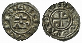 Italy, Brindisi. Enrico VI (1190-1198). BI Denaro (16mm, 0.72g, 6h). AP. R/ Cross. Spahr 30; MIR 256. Good VF