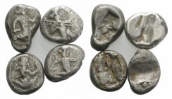 Lot of 4 Greek AR coins. to be catalog. Lot sold as is, no return