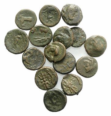 Lot of 10 Greek AE coins. to be catalog. Lot sold as is, no return