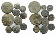 Lot of 10 Greek AE coins. to be catalog. Lot sold as is, no return