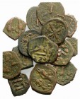 Lot of 15 Byzantine AE coins. to be catalog. Lot sold as is, no return
