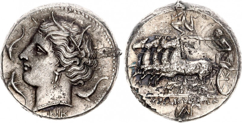 Ancient Greece Tetradrachm 310 - 305 BC Sicily Syracuze, Agathokles
SNG ANS 638...