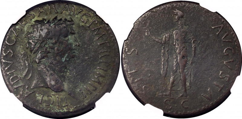 Roman Empire AE Sestertius 41 - 54 AD Claudius NGC Ch F
RIC I 115; cf. von Kaen...