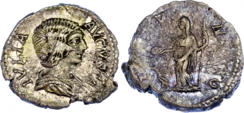 Roman Empire Denarius 209 - AD Julia Domna
RIC# 559 (Septimius Severus), S# 658...