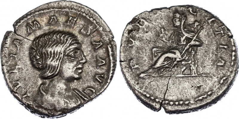 Roman Empire Denarius 218 - 222 AD Julia Maesa Puditia
2,81 g; Obv: IVLIAMAESAA...