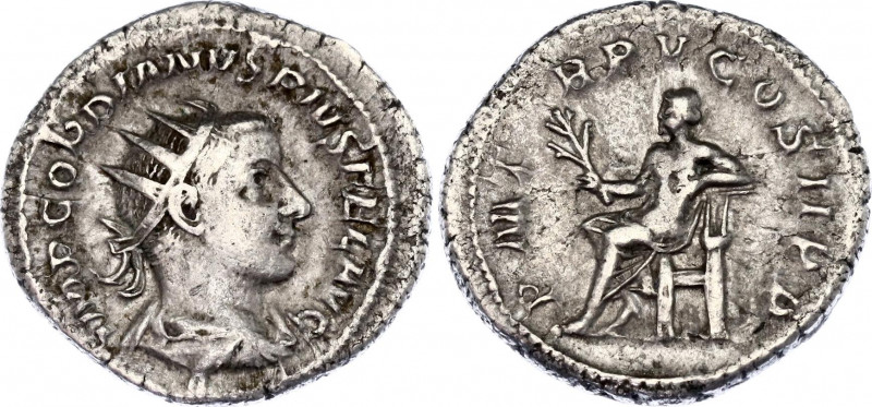 Roman Empire Antoninianus 239 AD Gordianus III Jupiter
4,08 g; Obv: IMPCAESMANT...