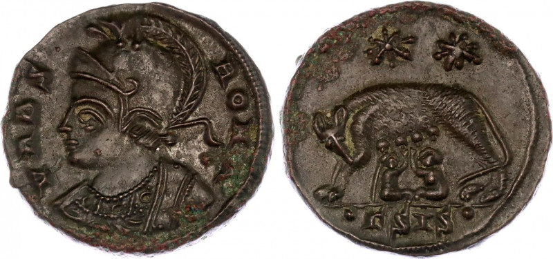 Roman Empire Follis 344 - 335 AD Siscia Commemorative issue
RIC# 240; Bronze 2,...