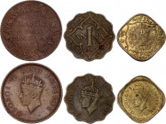 British India Lot of 3 Coins 1939 - 1943
N# 1618; N# 1612; N# 1617; VF-AUNC