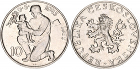 Czechoslovakia 10 Korun 1955
KM# 42; Silver; 10th Anniversary - Liberation from Germany; UNC