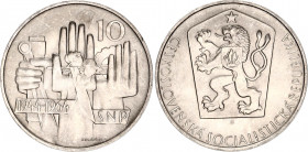 Czechoslovakia 10 Korun 1964
KM# 56; Silver; 20th Anniversary - Slovak Uprising; UNC