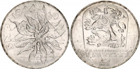 Czechoslovakia 25 Korun 1969
KM# 67; N# 39932; Silver; 25th Anniversary - Slovak Uprising; AUNC