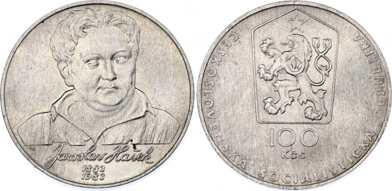 Czechoslovakia 100 Korun 1983
KM# 109; N# 20226; Silver; 100th Anniversary of B...