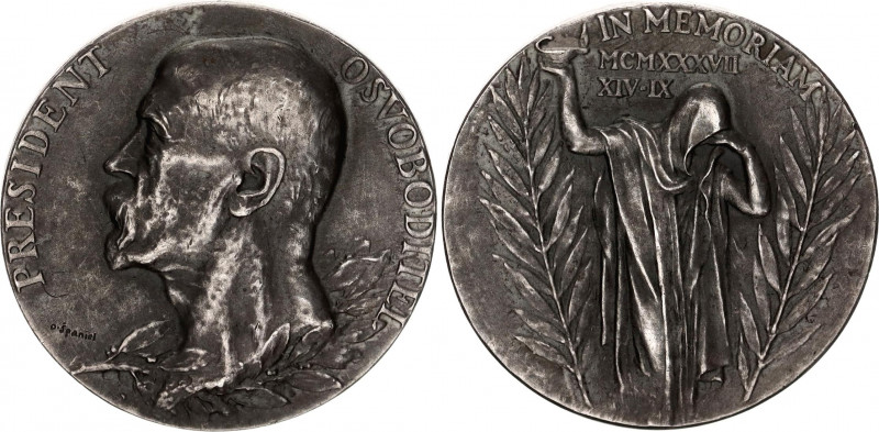 Czechoslovakia Silver Medal "President - Liberator T.G.Masaryk" 1937
Silver (.9...