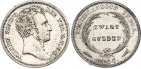 Netherlands East Indies 1/4 Gulden 1826
KM# 301; N# 40797; Silver; William I; XF