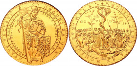 Czech Republic Plague Gold Medal 2020 "COVID-19" NGC PF 66
Gold (.999) 31.1 g., 44 mm.; "Morová medaile"; By Mgr. Petr Soušek, ČNS, ANTIQUANOVA; Silv...