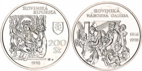 Slovakia 200 Korun 1998
KM# 41; N# 24203; Sliver; Slovak National Gallery; Mintage 1500 Pcs; Proof
