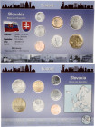 Slovakia BUNC Coin Set 2001 - 2007
7 Coins