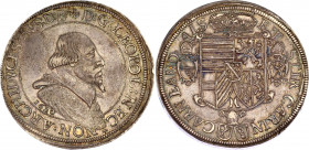 Austria Ensisheim 1 Taler 1620
Dav. 3342; Erzherzog Leopold (1618)-1625-1632. Silver, XF-AU, dark multicolor patina, mint luster.