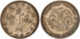 China Kiangnan 20 Cents 1899
Y# 143a.2; L&M# 225; Silver 5.29 g.; AUNC Toned