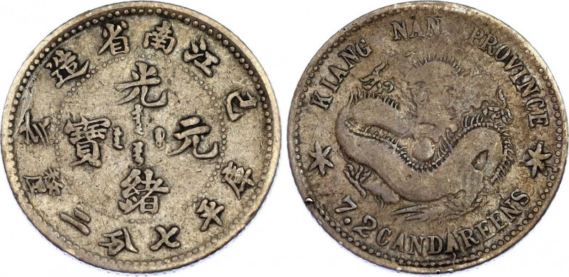 China Kiangnan 10 Cents 1899 (36)
Y# 142a.2; Silver 2.68 g.; F/VF