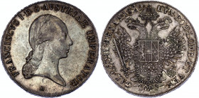 Austria 1 Taler 1820 M
KM# 2162, Dav ECT# 7, Adamo# C42; N# 15154; Silver; Francis I of Austria; Dark patina; luster; AUNC-UNC