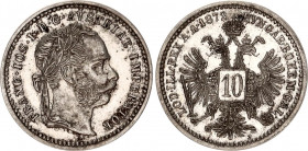 Austria 10 Kreuzer 1872
KM# 2206; Silver; Franz Josef; UNC